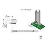 JBC C245017 Cartridge Chisal Soldering Tip, 5.4mm