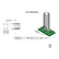 JBC C245017 Cartridge Chisal Soldering Tip, 5.4mm