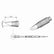 JBC C245056 Bevel Cartridge Soldering Tip, 3.5mm