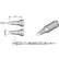 JBC C245102 Bevel Cartridge Soldering Tip, 2.0mm