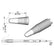 JBC C245107 Conical Cartridge Solder Tip, 3mm