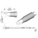 JBC C245256 Bevel Cartridge Soldering Tip, 3.5mm