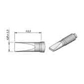JBC C245708 Cartridge Chisel Soldering Tip, 4.8mm