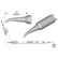 JBC C245749 Bent Bevel Cartridge Soldering Tip, 0.6mm