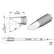 JBC C245766 Bevel Cartridge Soldering Tip, 5 mm