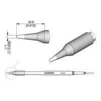 JBC C245903 Conical Cartridge Soldering Tip, 1.0mm