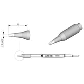 JBC C245906 Chisel Cartridge Soldering Tip, 1.2mm