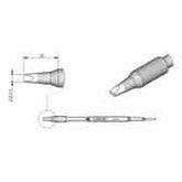 JBC C245907 Chisel Cartridge Soldering Tip, 2.2mm