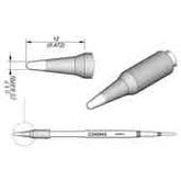 JBC C245943 Conical Cartridge Soldering Tip, 1.7mm
