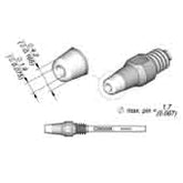 JBC C560006 Series C560 Through-Hole Cartridge Desoldering Tip, Ø 1.9mm