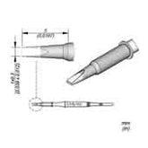 JBC Tools C115113 Nano Chisel Cartridge Soldering Tip, 1.0mm