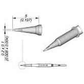 JBC Tools C115116 Cartridge Chisel, 0.2 X 0.1"