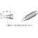 JBC Tools C210006 Cartridge Bevel Solder Tip