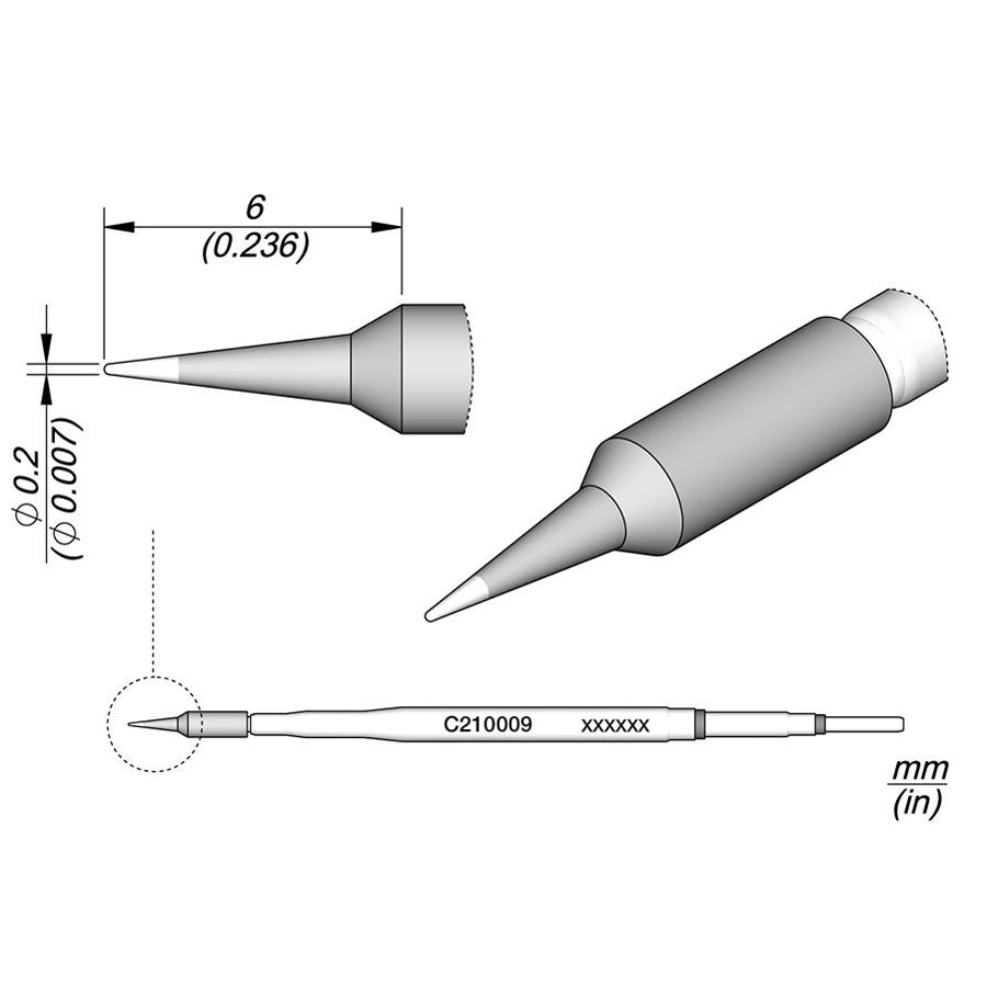 JBC Tools C210009 Conical Soldering Cartridge