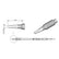 JBC Tools C245844 Cartridge Chisel 1.8 x 0.8 L