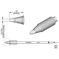 JBC Tools C470013 Chisel Solder Cartridge