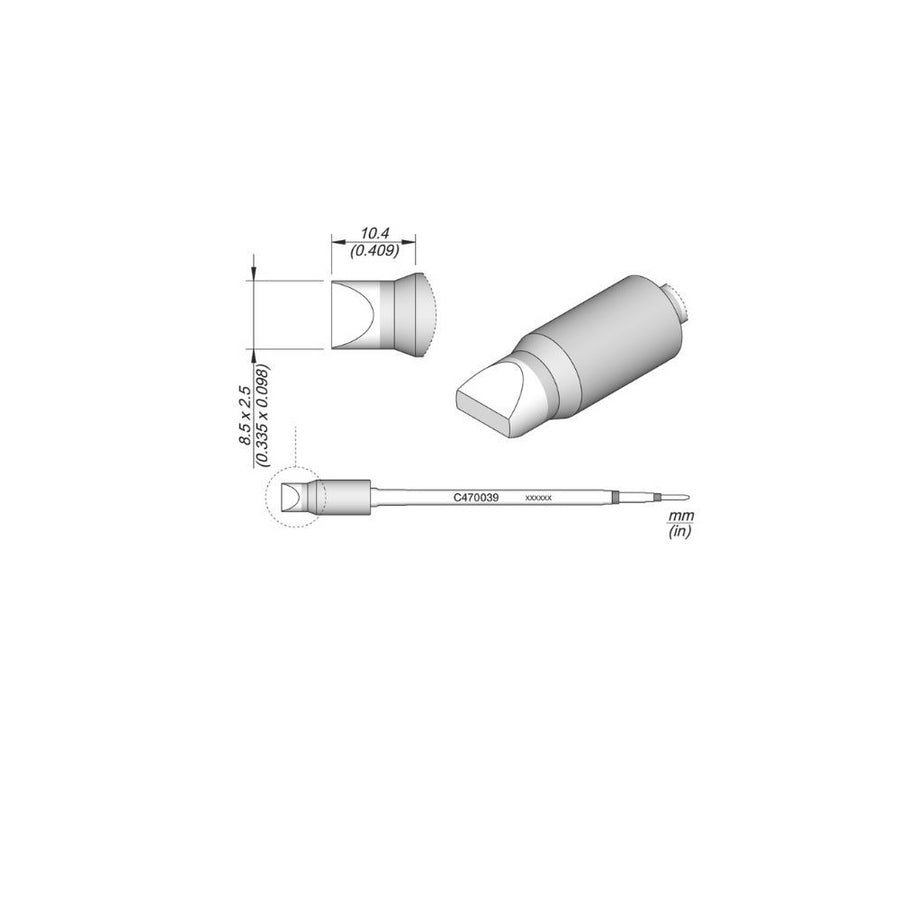 JBC Tools C470039 Cartridge Chisel