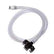 Jensen Global JG5A-XC Standard White Quick Connect Adapter with/ 1/4" tubing, 3' Long, 5CC 