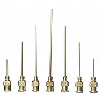 Jensen Global JG14-1.0MDZ 14-Gauge All-Metal Dispensing Needle Tips, 1.0", Box of 12
