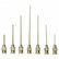 Jensen Global JG14-1.0MDZ 14-Gauge All-Metal Dispensing Needle Tips, 1.0", Box of 12