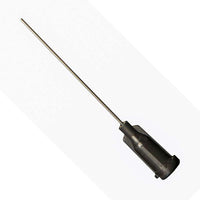 Jensen Global JG22-1.5X 22 Gauge Stainless Steel Dispensing Needle, Black, 50/Box