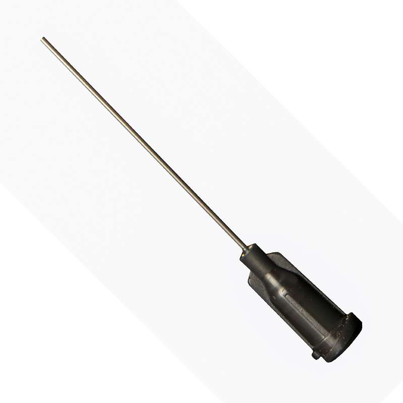 Jensen Global JG22-1.5X 22 Gauge Stainless Steel Dispensing Needle, Black, 50/Box