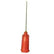 Jensen Global JG24-1.0X Standard Steel 24 Gauge Needle with Red Luer Lock Hub, 50 Per Pack