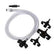 Jensen Global JG30A-XC6 Standard White Quick Connect Syringe Adapter with 1/4" tubing