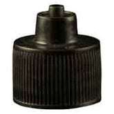 Jensen Global JGC-512 Luer Lock Bottle Cap for 1oz Dispenser Bottles w/ a 20-410 Neck Size, Black, 100/Bg 
