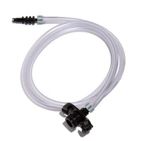 Jensen Global JG10A-X6 Standard Black Barbed Syringe Adapter With 1/4" tubing, 6' Long, 10CC