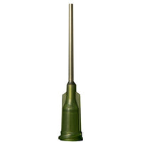 Jensen Global JG14-1.0 Standard 14 Gauge Dispensing Needle with Olive Luer Lock Hub, .069" I.D .083" O.D 1" Long, 1000 Bag 