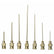Jensen Global JG18-1.0MDZ 18 Gauge Dispensing Needle Tip, All Metal, 12  Per Box
