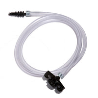Jensen Global JG30A-X Standard Black Barbed Syringe Adapter with 1/4" tubing, 3', 30-50CC