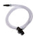 Jensen Global JG30A-X Standard Black Barbed Syringe Adapter with 1/4" tubing, 3', 30-50CC