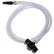 Jensen Global JG30A-X6 Standard Black Barbed Syringe Adapter with 1/4" tubing, 30/50CC