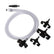 Jensen Global JG30A-XC6 Standard White Quick Connect Syringe Adapter with 1/4" tubing