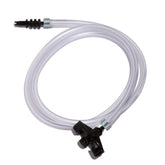 Jensen Global JG3A-X Standard Black Barbed Syringe Adapter with 1/4" tubing, 3' Long, 3CC 