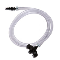Jensen Global JG3A-X Standard Black Barbed Syringe Adapter with 1/4" tubing, 3' Long, 3CC 