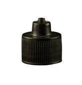 Jensen Global JGC-512 Luer Lock Bottle Cap for 1oz Dispenser Bottles w/ a 20-410 Neck Size, Black, 100/Bg 