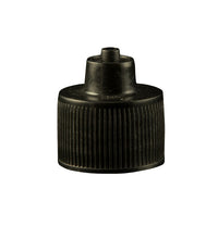 Jensen Global JGC-512 Luer Lock Bottle Cap for 1oz Dispenser Bottles w/ a 20-410 Neck Size, Black, 100/Bg 