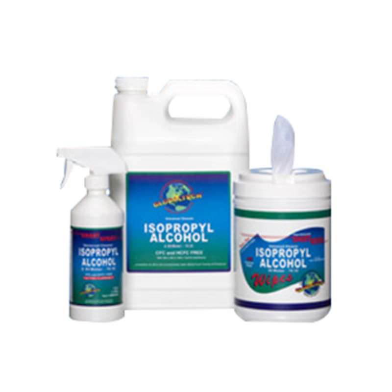 JNJ FR100IPA/DI-12 Isopropyl Alcohol & Di Water Cleaning Wipe, 6" x 9", 100/Pkg