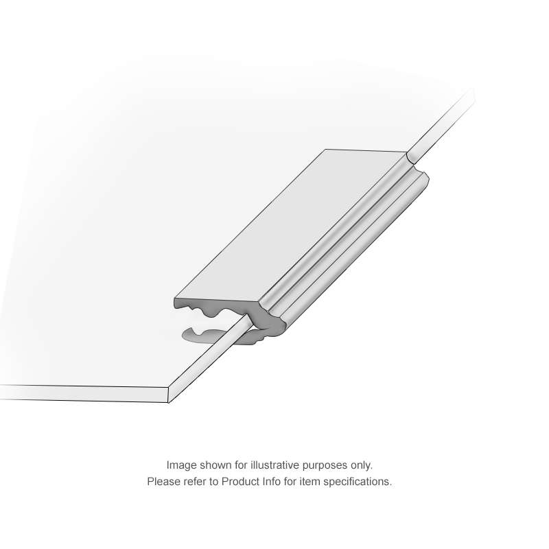 Hexacon LC-125 1/8" Edge Bracket for Lev Chek, 4/Pkg