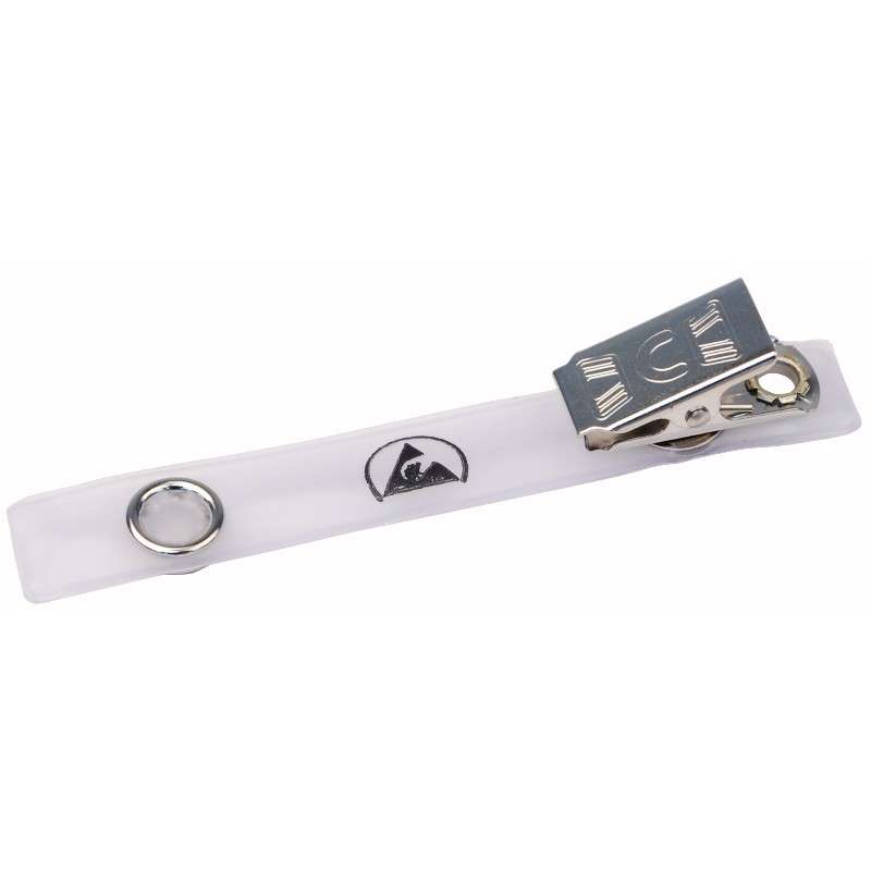 Menda 34432 ESD-Safe Strap Clip for Badge Holder, 3-1/2"