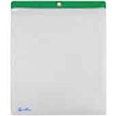 Menda 34456 ESD Clear Shop Traveler with Green Header, 10" x 12", Pack of 10