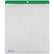 Menda 34456 ESD Clear Shop Traveler with Green Header, 10" x 12", Pack of 10