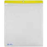 Menda 34457 ESD-Safe Clear Shop Traveler with Yellow Header, 10" x 12", Pack of 10