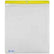 Menda 34457 ESD-Safe Clear Shop Traveler with Yellow Header, 10" x 12", Pack of 10
