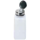 Menda 35312 Natural Square HDPE Bottle with One-Touch Pump, 8 oz