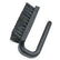 Menda 35695 ESD-Safe Conductive Fibers Brush with Polypropylene Curved Handle, 3"x1.5"