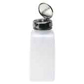 Menda 35704 Natural Square HDPE Bottle with Take-Along Locking Pump, 8 oz